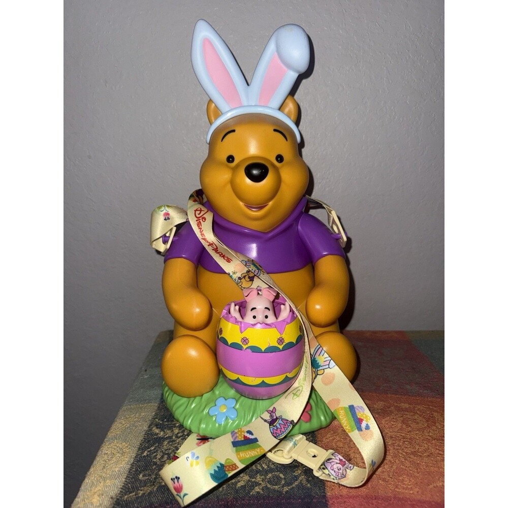 Disney Parks Winnie the Pooh & Piglet Easter Souvenir Popcorn Bucket